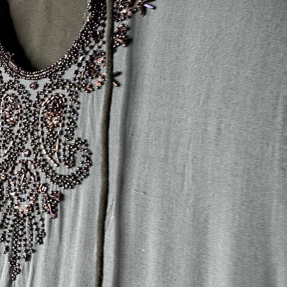 Y2K beaded sheer aftershock beaded blouse - Picture 4 of 7